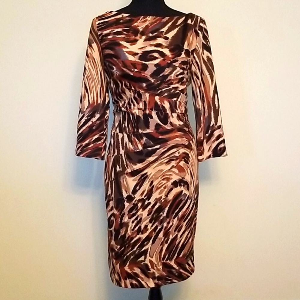 Jessica Howard Animal Print Dress